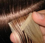 Seamless tape hair extensions